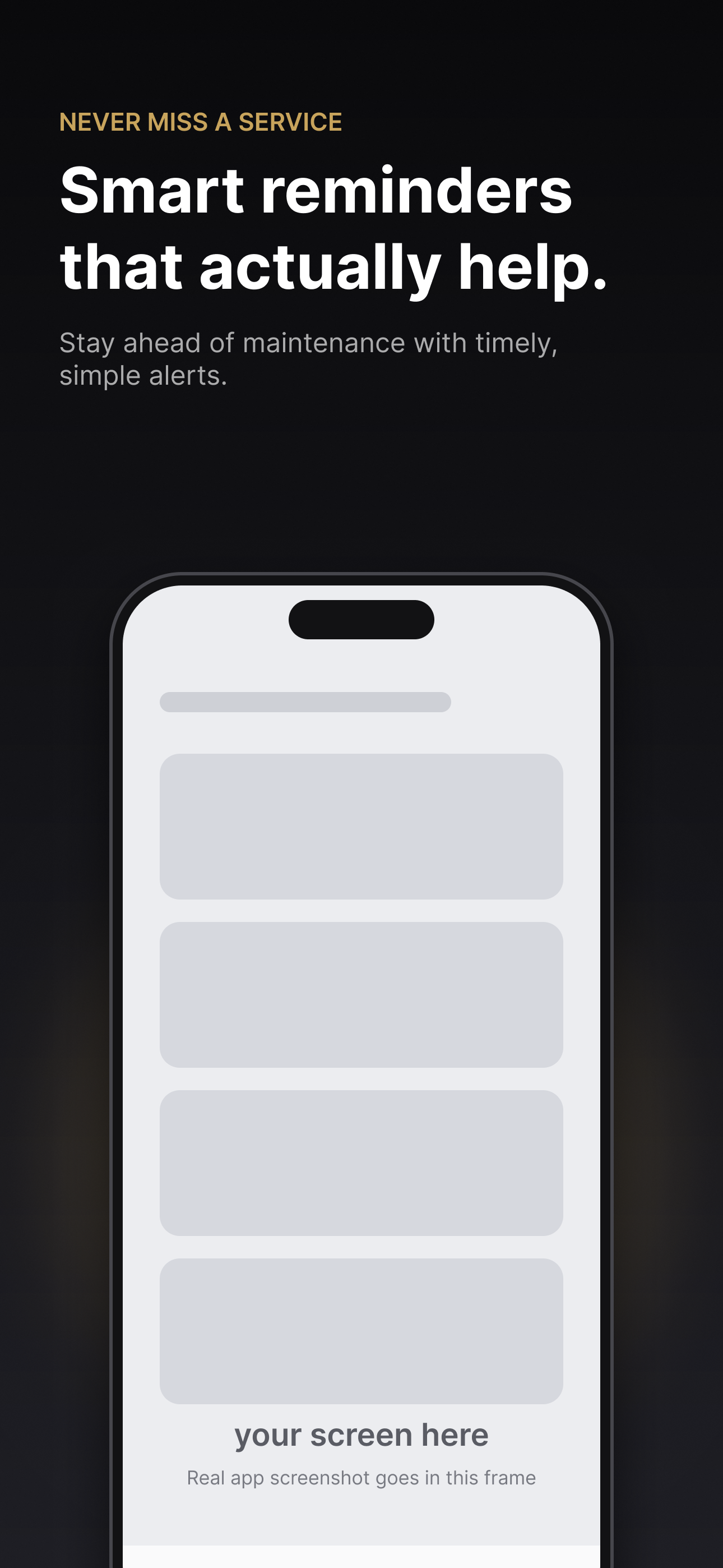 Feature frame