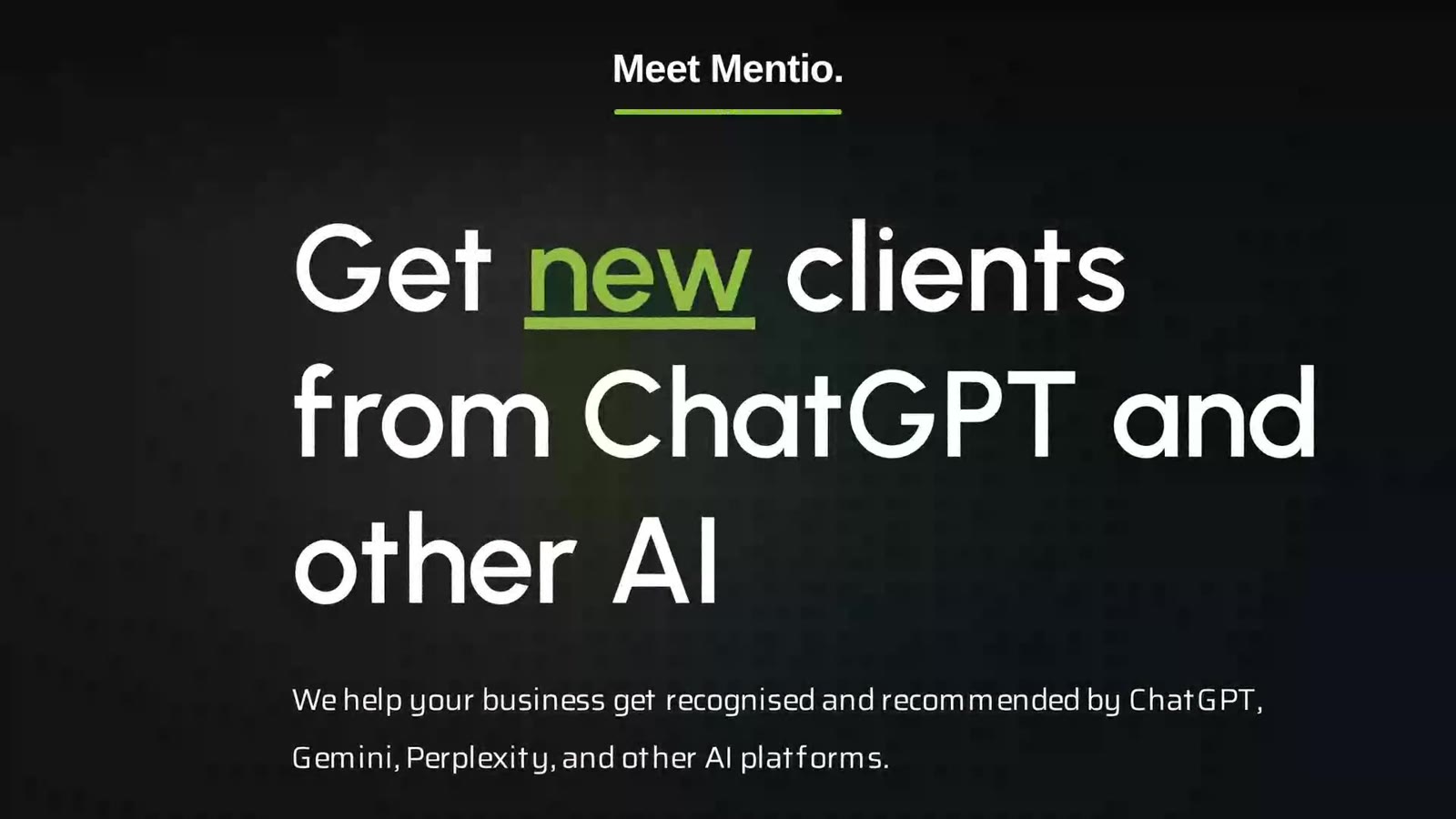 Mentio — video explainer